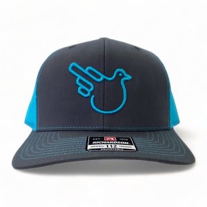 Blue Fitted Trucker